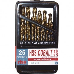 : FORETS 1A13 HSS TECN`X COBALT 5% COFFRET 25P